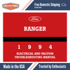 1994 Ford Ranger Electrical and Vacuum Troubleshooting Manual