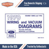 1970 Ford Falcon, Fairlane, Montego & Cortina Wiring and Vacuum Diagrams Manual - 11x17 inch COMB Bound