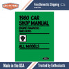 1980 Ford Lincoln Mercury Shop Manual Engine Diagnosis - Emissions All Models