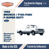 1992 Ford Truck Electrical and Vacuum Troubleshooting Manual - Bronco, F-150 - F-350