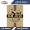 1937 Chrysler Shop Manual - Includes 11x26 inch Wiring Diagrams