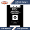 1991 Dodge Truck Cummins 5.9 Diesel Engine Repair Supplement