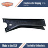 Dashboard Cap Cover Skin Overlay Black for 1970-1971 Plymouth BARRACUDA