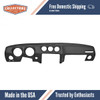 Dashboard Cap Cover Skin Overlay Black for 1974-1978 Datsun 260Z