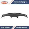 Dashboard Cap Cover Skin Overlay Black for 2001-2005 Chrysler P.T. Cruiser