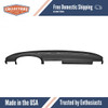 Dashboard Cap Cover Skin Overlay Black for 1973-1980 Mercedes Benz Multiple Models Body 116