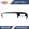 Dashboard Cap Cover Skin Overlay Black for 1997-2001 Chevrolet Multiple Models
