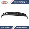 Dashboard Cap Cover Skin Overlay Black for 2002-2005 Dodge Ram