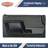 Interior Door Panel Skin Overlay Black for 1987-1991 Ford Full Size Truck