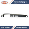 Dashboard Cap Cover Skin Overlay Black for 1981-1987 Toyota Land Cruiser