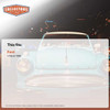 Dashboard Cap Cover Skin Overlay Black for 1966 Ford Falcon