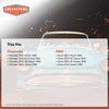 Dashboard Cap Cover Skin Overlay Black for 1999-2007 Chevrolet Multiple Models