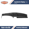 Dashboard Cap Cover Skin Overlay Black for 1992-1997 Ford Multiple Models