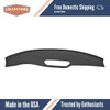 Dashboard Cap Cover Skin Overlay Black for 1997-2002 Chevrolet/Pontiac Camaro, Firebird Upper Dash