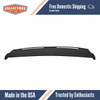 Dashboard Cap Cover Skin Overlay Black for 1979-1985 Cadillac Multiple Models