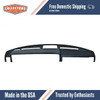 Dashboard Cap Cover Skin Overlay Black for 1981-1993 Volvo Multiple Models