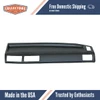 Dashboard Cap Cover Skin Overlay Black for 1982-1986 Datsun/Nissan Sentra Right Side Only