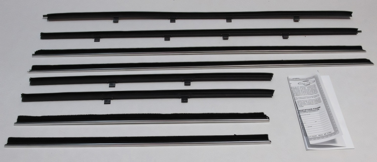 1961-1962 Chevy Impala Biscayne Window Sweeps Felt Kit