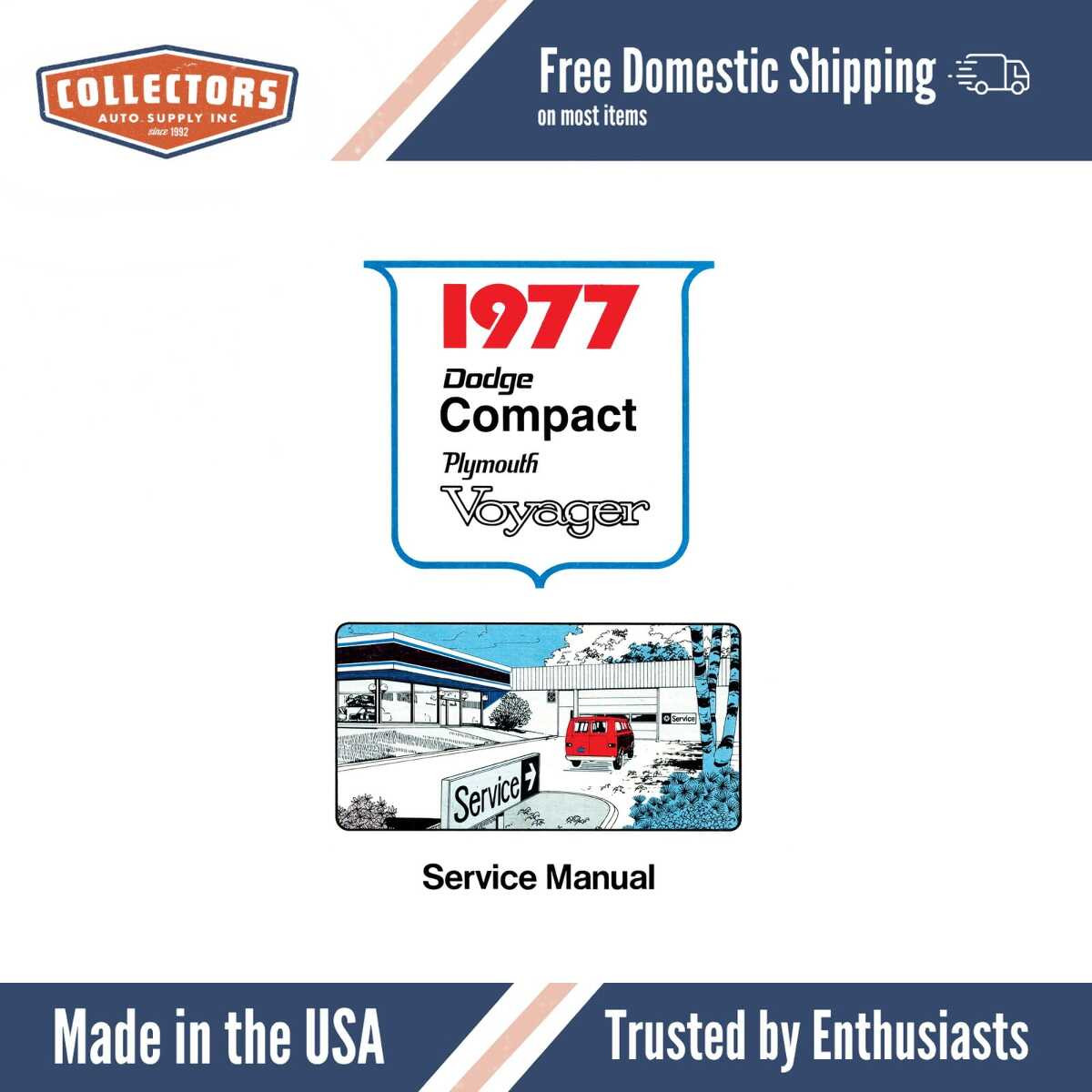 Service Manual for 1977 Plymouth and Dodge Van DPRC-43-77VSM