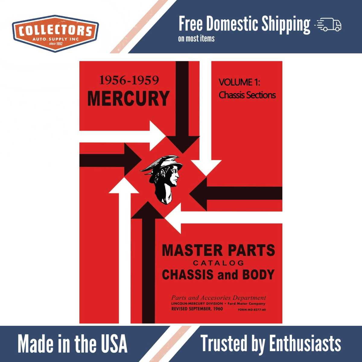 Mercury様！専用ページ！ Parts Catalog for 1956-1959 Mercury Chassis & Body DPRF-70-56MPB