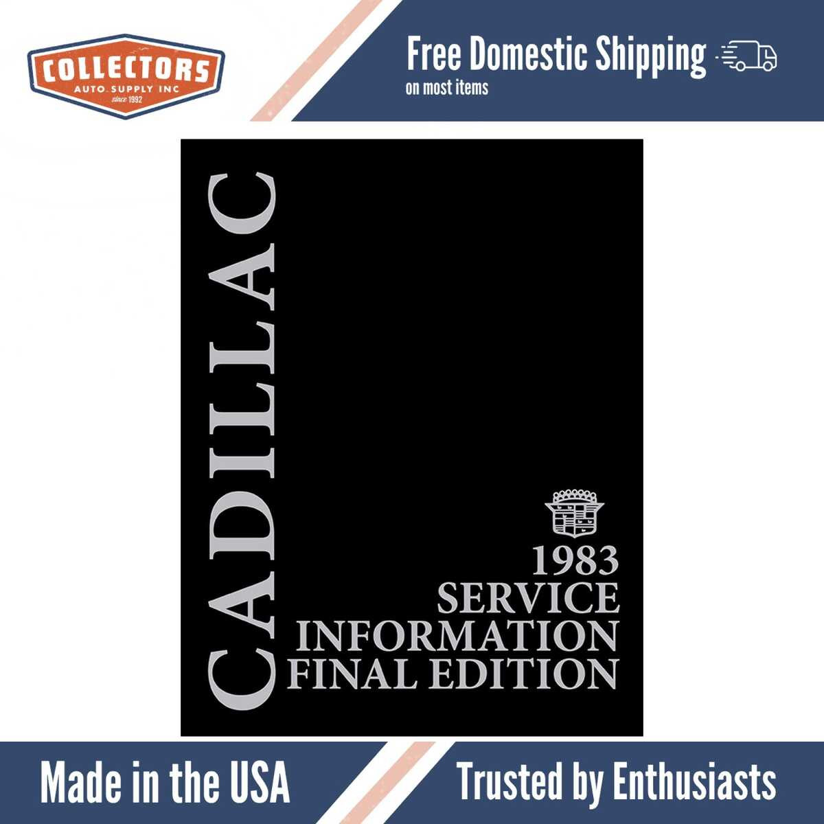 Service Manual for 1983 Cadillac DPRGM-204-83CSM