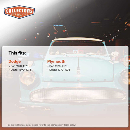 Windshield Molding Clip for Dodge Plymouth Dart Duster 1970-1976 2Dr Hardtop