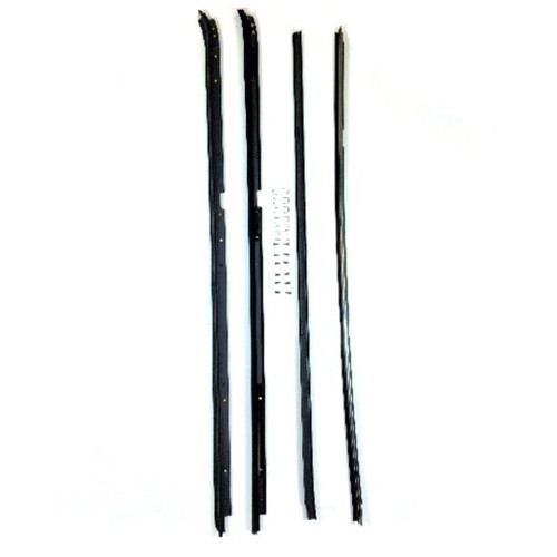 Window Sweeps Felt Kit Belt Line Weatherstrip for 1982-1988 Oldsmobile Cutlass Supreme & Buick Regal - Black Bead - LH, RH