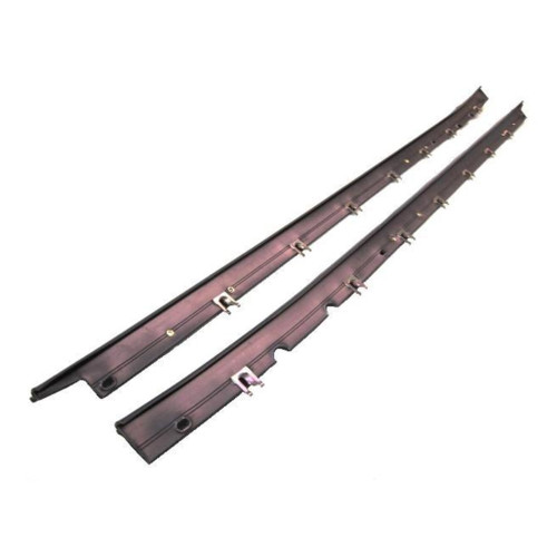 Window Sweeps Felt Kit Belt Line Weatherstrip for 1984-1996 Chevrolet Corvette - Left & Right Side - OEM Quality Reproduction