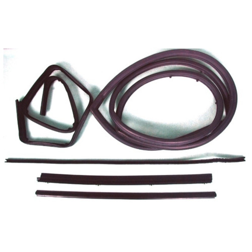 1976-1986 Jeep CJ7 Scrambler Window Sweeps Channel Door Seal Vent Kit RH - High-Quality US Made Rubber Seals for Restoration
