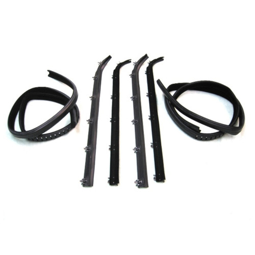 Window Sweeps Channel Kit for 1984-1991 Ford Econoline Van LH, RH - Smooth Window Movement & Noise Reduction