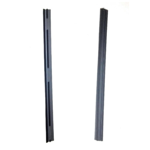 1984-1996 Jeep Cherokee window sweeps felt kit belt line weatherstrip, front view, durable replacement for rattling noise.