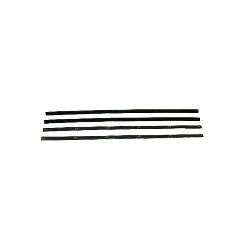 Window Sweeps Felt Kit Belt Line Weatherstrip for International Harvester Scout II - 1971-1980 - 4 Piece Set - Made in USA