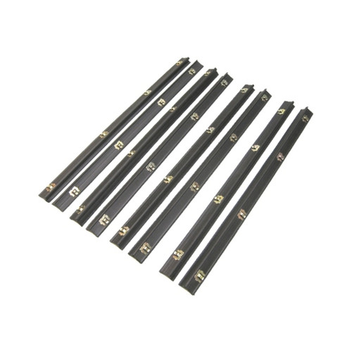 Window Sweeps Felt Kit Belt Line Weatherstrip for 1984-1991 Jeep Grand Wagoneer - 8 Piece Set - US Made - OEM Quality