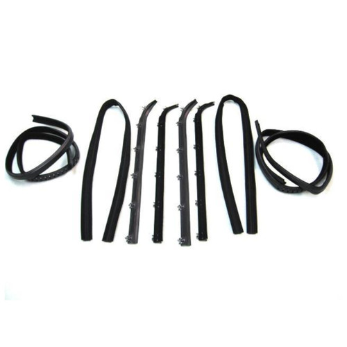 Window Sweeps Channel Kit for 1981-1984 Ford Econoline Van LH, RH - Smooth Window Movement & Noise Reduction
