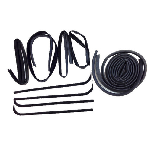 Window Sweeps Channel Door Seal Kit for 1967-1970 Ford F-Series Vehicles - 10 Piece Set - Made in USA