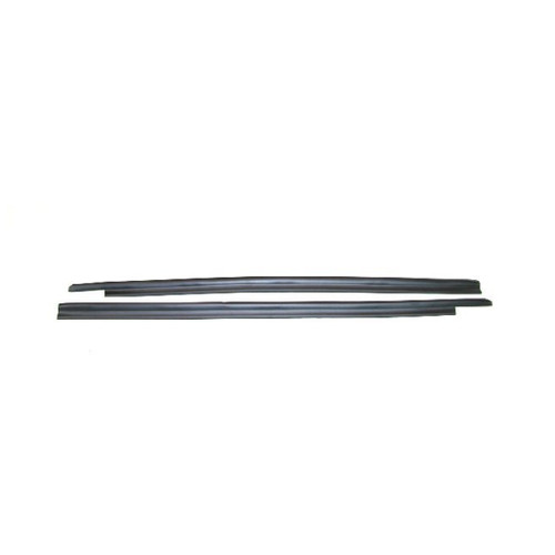 Window Sweeps Felt Kit Belt Line Weatherstrip for 1997-2005 Jeep Wrangler - Left, Right Area Coverage - 2 Pieces - USA Made