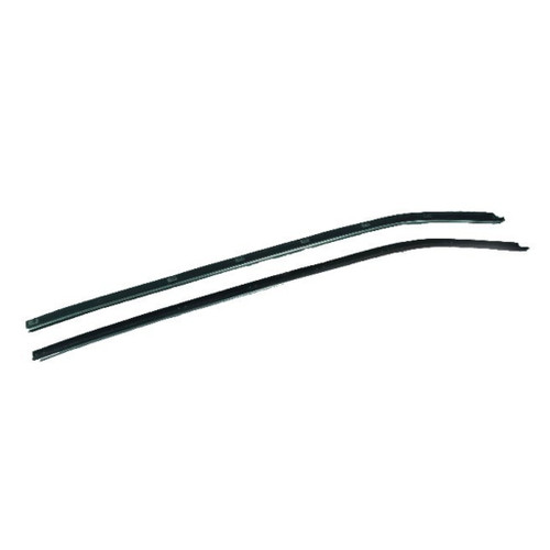 Window Sweeps Felt Kit Belt Line Weatherstrip for 1969-1982 Chevrolet Corvette Coupe - Left & Right Side - Made in USA