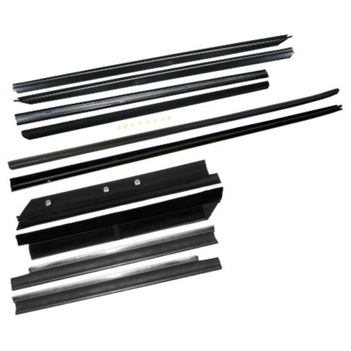 Window Sweeps Felt Kit Belt Line Weatherstrip for 1987-1988 Ford Mustang - Left, Right Area Coverage - 10 Pcs - Made in USA