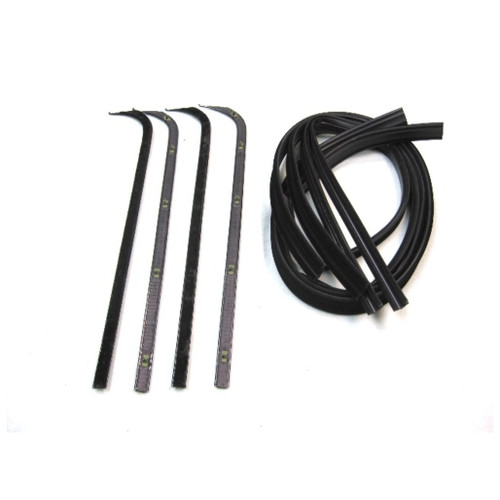 Window Sweeps Channel Kit for 1967-1970 Ford F-Series Vehicles LH, RH - Smooth window movement, noise reduction, OEM fit.