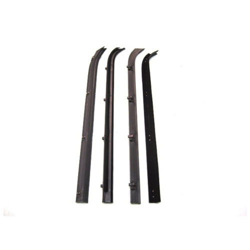 Window Sweeps Felt Kit Belt Line Weatherstrip for 1973-1991 Chevrolet C10, Suburban & GMC Vehicles - Rear LH & RH - 4 Pieces