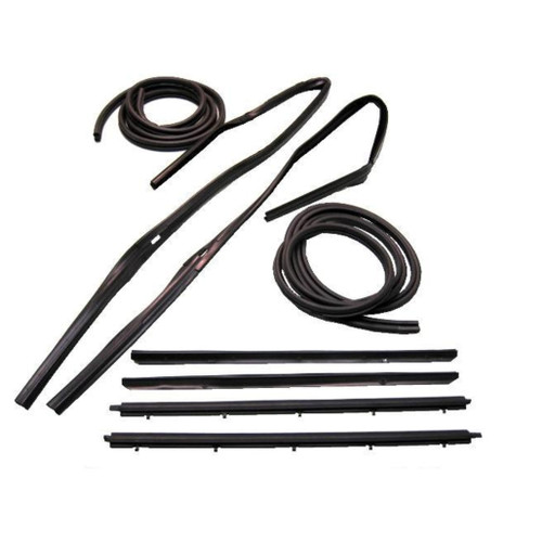Window Sweeps Channel Door Seal Vent Window Kit for 1982-1994 GM Vehicles High-Quality Rubber Seals for Restoration Projects
