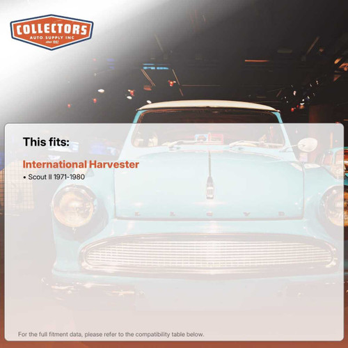 Door Rubber Weatherstrip Seal for 1971-1980 International Harvester Scout II