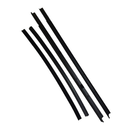 Window Sweeps Felt Kit Belt Line Weatherstrip for 1997-2004 Chevrolet Corvette Coupe - 4 Piece Set - Made in USA