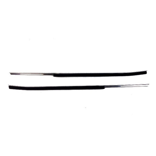 1967 Chevrolet Corvette Window Sweeps Felt Kit Belt Line Weatherstrip for Convertible - Left & Right Area Coverage - USA Made