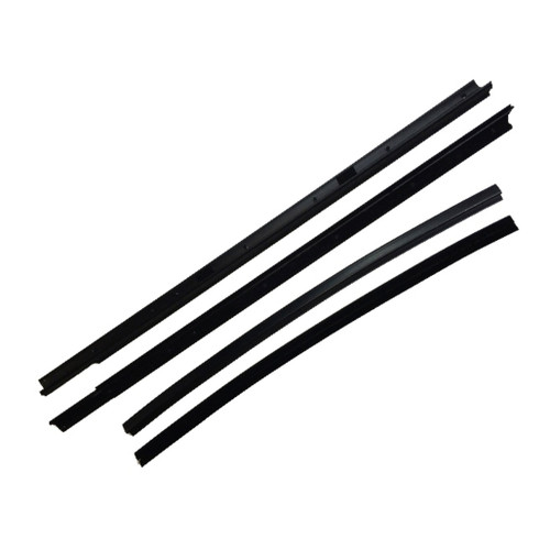 Window Sweeps Felt Kit Belt Line Weatherstrip for 2001-2004 Chevrolet Corvette - Left, Right Area - 4 Pieces - USA Made