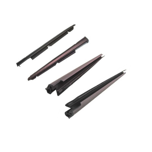 Window Sweeps Felt Kit Belt Line Weatherstrip for 1991-2001 Ford Vehicles - Rear LH & RH - 4 Pieces - US Made - OEM Quality