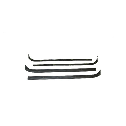 Window Sweeps Felt Kit Belt Line Weatherstrip for 1971-1972 Ford F-Series Trucks - Left & Right Side - 4 Pieces - USA Made