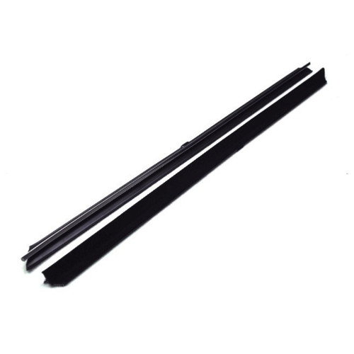 1983-1987 Ford Mustang Window Sweeps Felt Kit Belt Line Weatherstrip for Convertible - Left, Right Area - 2 Pieces - US Made