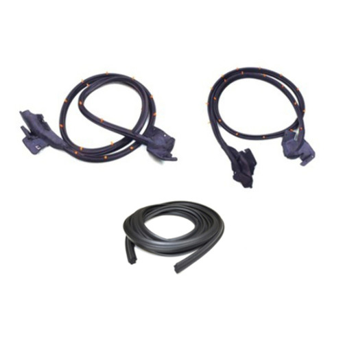 Weatherstrip Seal for 1968-1969 Chevrolet Camaro, Firebird - LH, RH - EPDM Rubber - Easy Installation - Quieter Ride