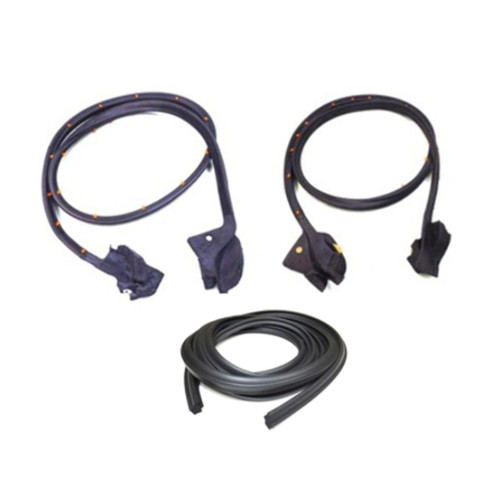 Weatherstrip Seal Kit for 1970-81 Chevrolet Camaro, Firebird - EPDM Rubber, Easy Installation, Quieter Ride